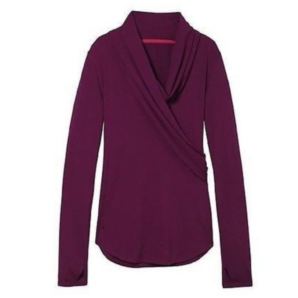 Athleta Roya Faux Wrap Crossover Top